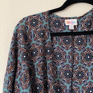 Large LulaRoe Lindsey kimono